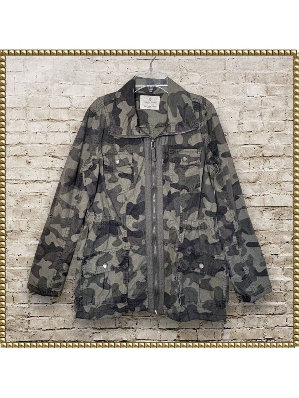 Jade Ivory Camouflage Jacket Small